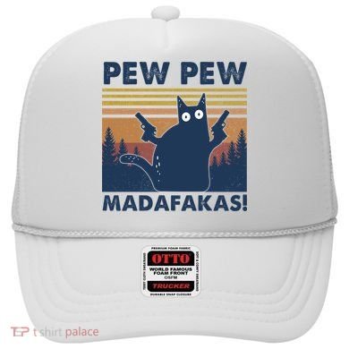 Black Cat Pew Pew Madafakas Hat
