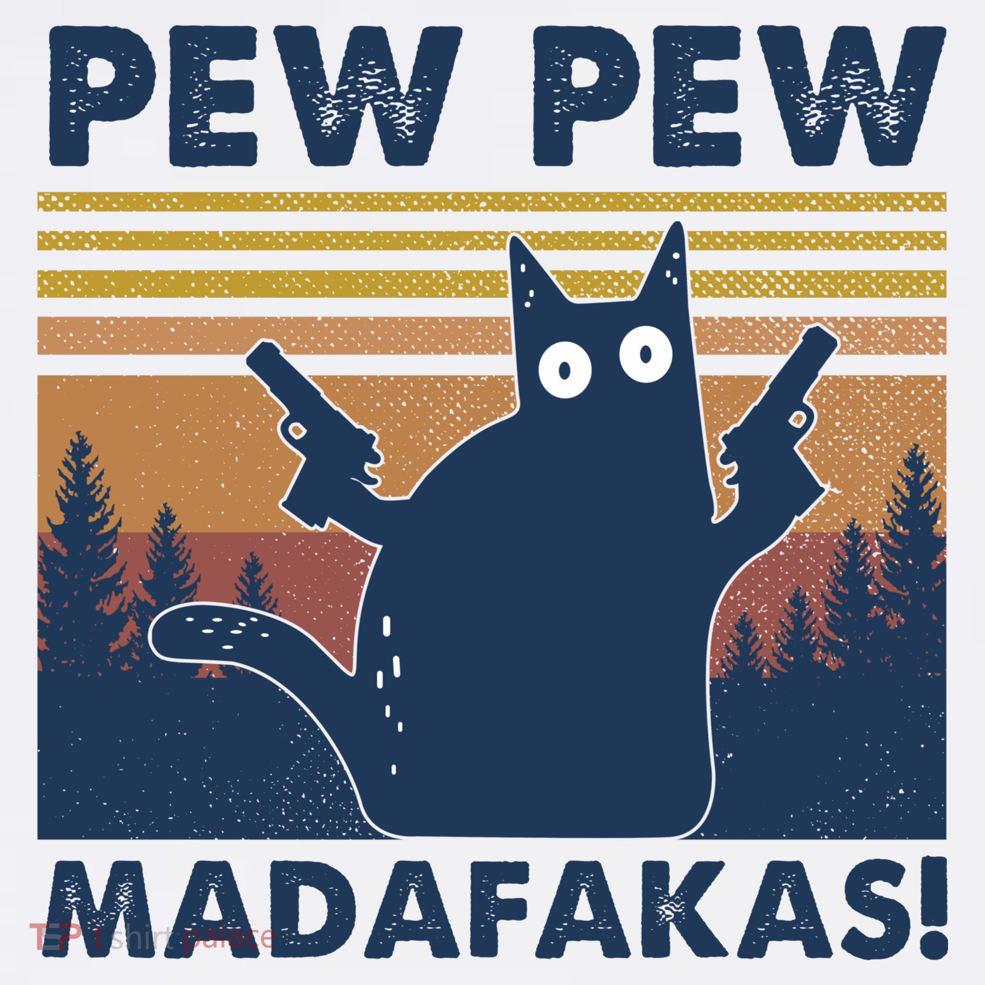 Black Cat Pew Pew Madafakas Hat
