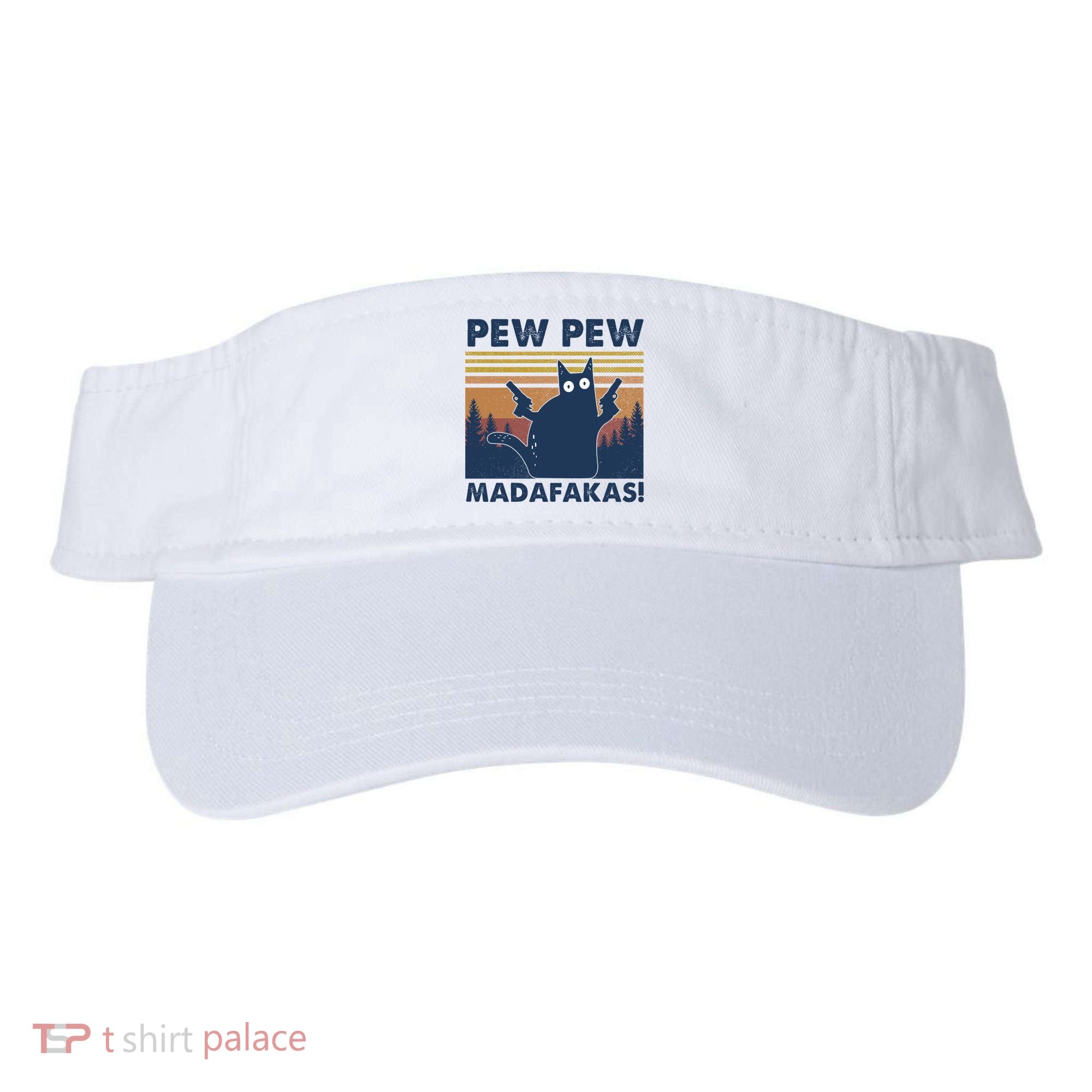 Black Cat Pew Pew Madafakas Visor