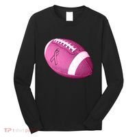 Breast Cancer Pink Football Long Sleeve Shirt thumb 0
