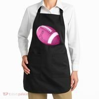 Breast Cancer Pink Football Apron thumb 2