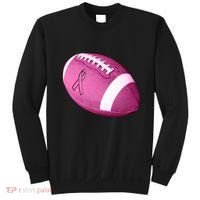 Breast Cancer Pink Football Sweatshirt thumb 0