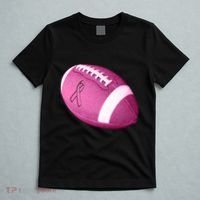 Breast Cancer Pink Football T-Shirt thumb 5