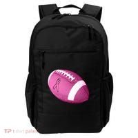 Breast Cancer Pink Football Backpack thumb 0