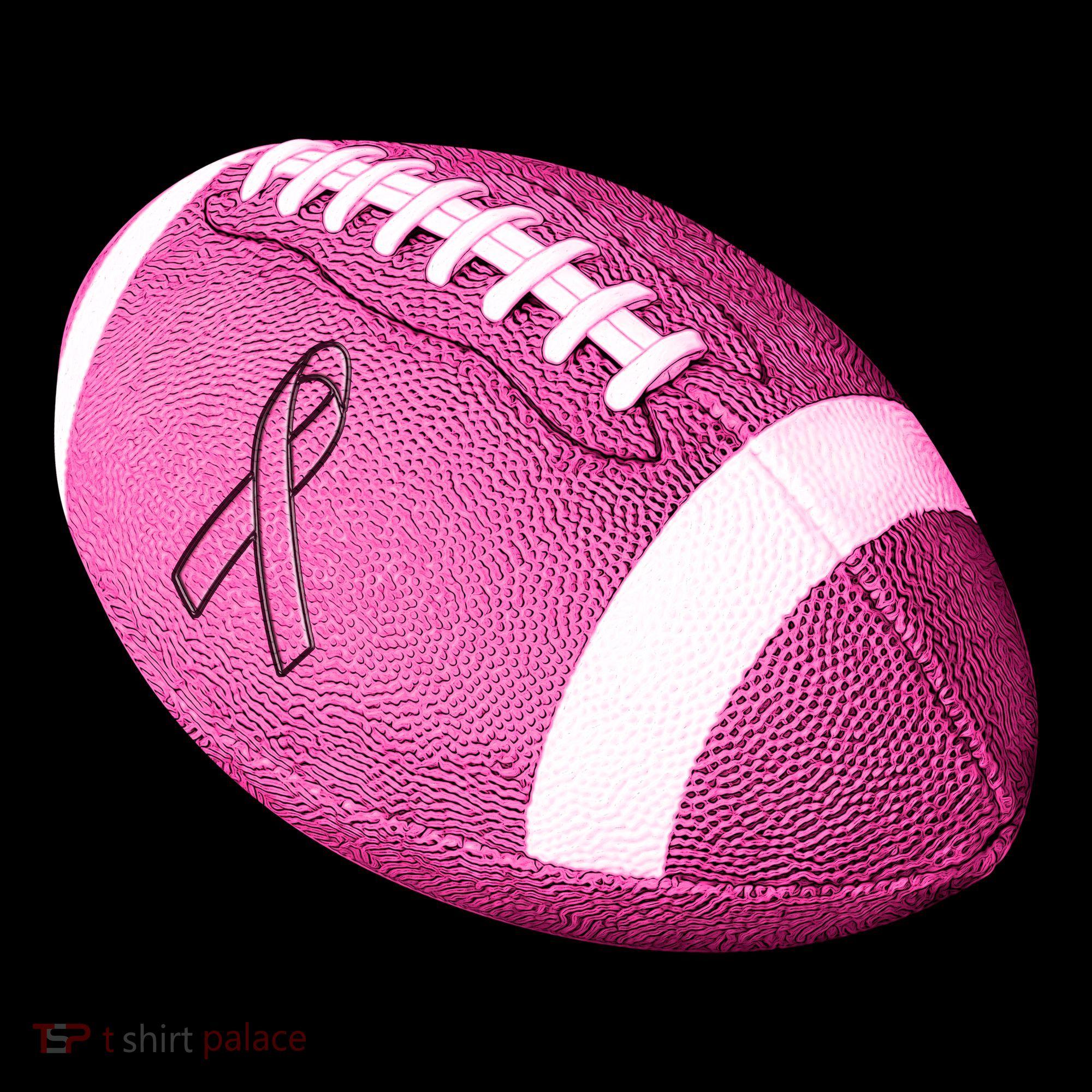 Breast Cancer Pink Football Coffee Mug