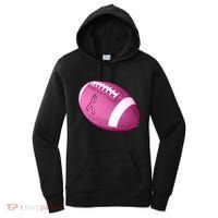 Breast Cancer Pink Football Women's Hoodie thumb 0