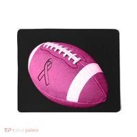 Breast Cancer Pink Football Mousepad thumb 0