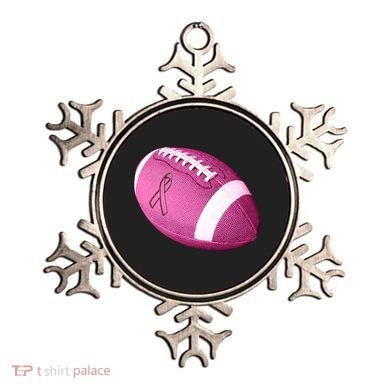 Breast Cancer Pink Football Ornament