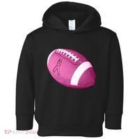 Breast Cancer Pink Football Toddler Hoodie thumb 0