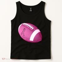 Breast Cancer Pink Football Tank Top thumb 2
