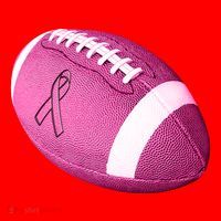 Breast Cancer Pink Football Santa Hat thumb 1