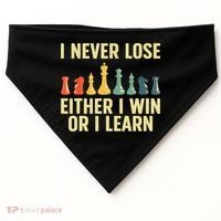 Best Chess Player For Board Game Chess Lover USA-Made Doggie Bandana thumb 0