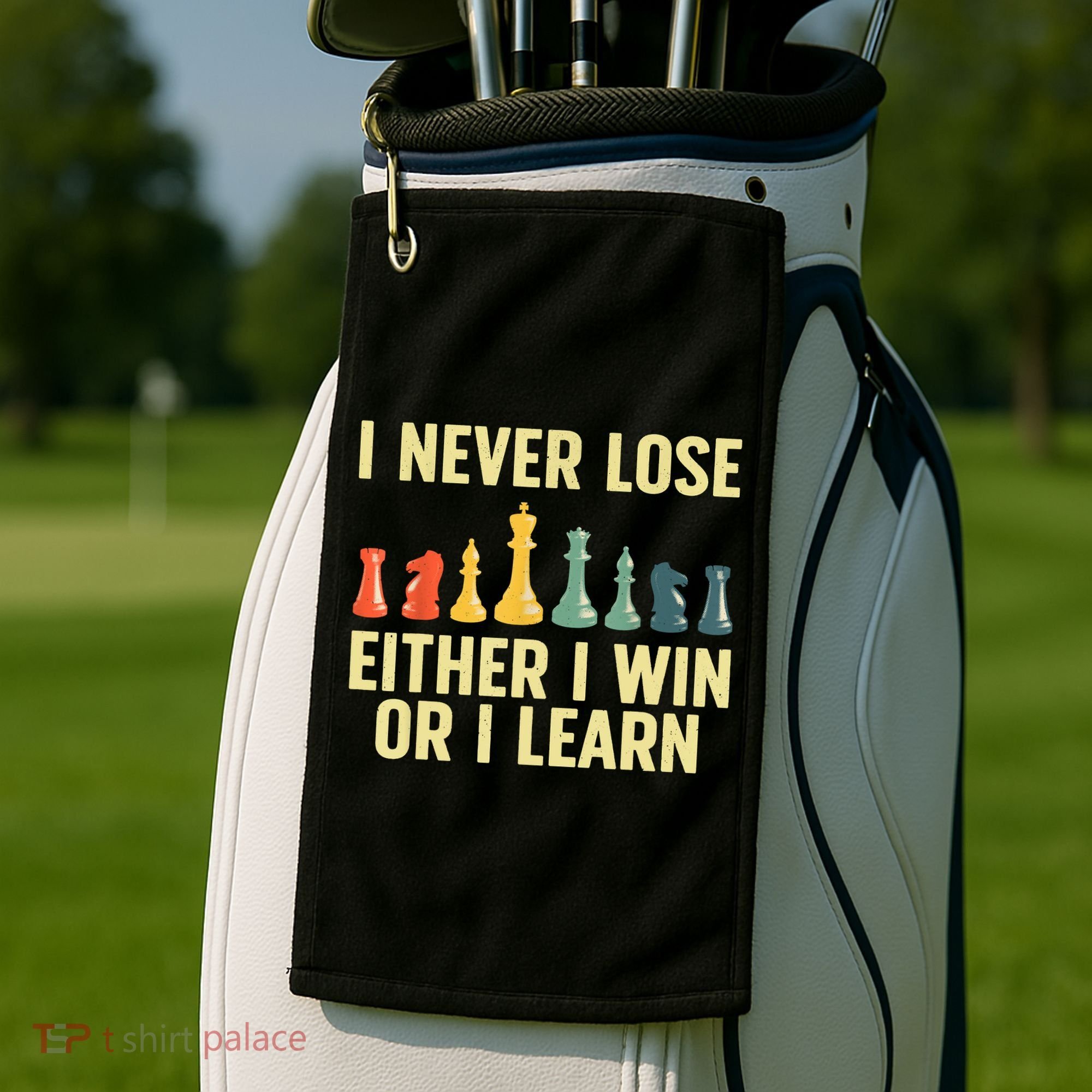 Best Chess Player For Board Game Chess Lover Golf Towel