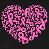 Breast Cancer Pink Ribbon Heart Women's Hoodie thumb 2