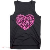 Breast Cancer Pink Ribbon Heart Tank Top thumb 0