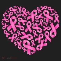 Breast Cancer Pink Ribbon Heart Golf Towel thumb 3