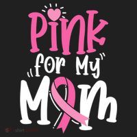 Breast Cancer Pink For My Mom Ribbon Beanie thumb 2