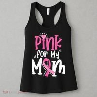 Breast Cancer Pink For My Mom Ribbon Women's Tank Top thumb 3