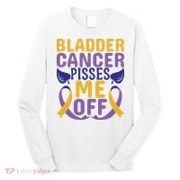 Bladder Cancer Pisses Me Off Breast Cancer Awareness Long Sleeve Shirt thumb 0