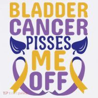 Bladder Cancer Pisses Me Off Breast Cancer Awareness Long Sleeve Shirt thumb 2