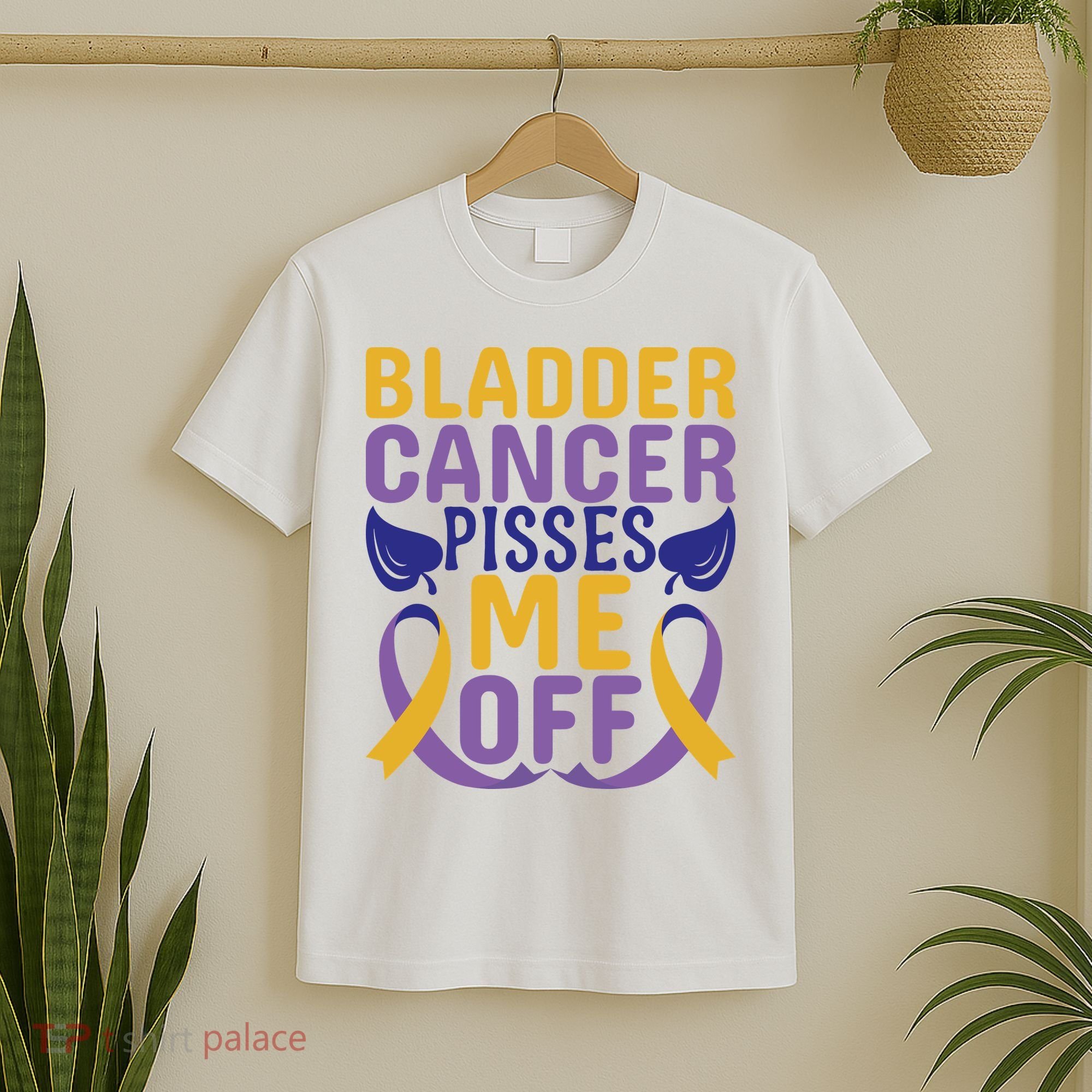 Bladder Cancer Pisses Me Off Breast Cancer Awareness T-Shirt