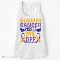 Bladder Cancer Pisses Me Off Breast Cancer Awareness Women's Tank Top thumb 0