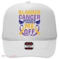 Bladder Cancer Pisses Me Off Breast Cancer Awareness Hat thumb 0