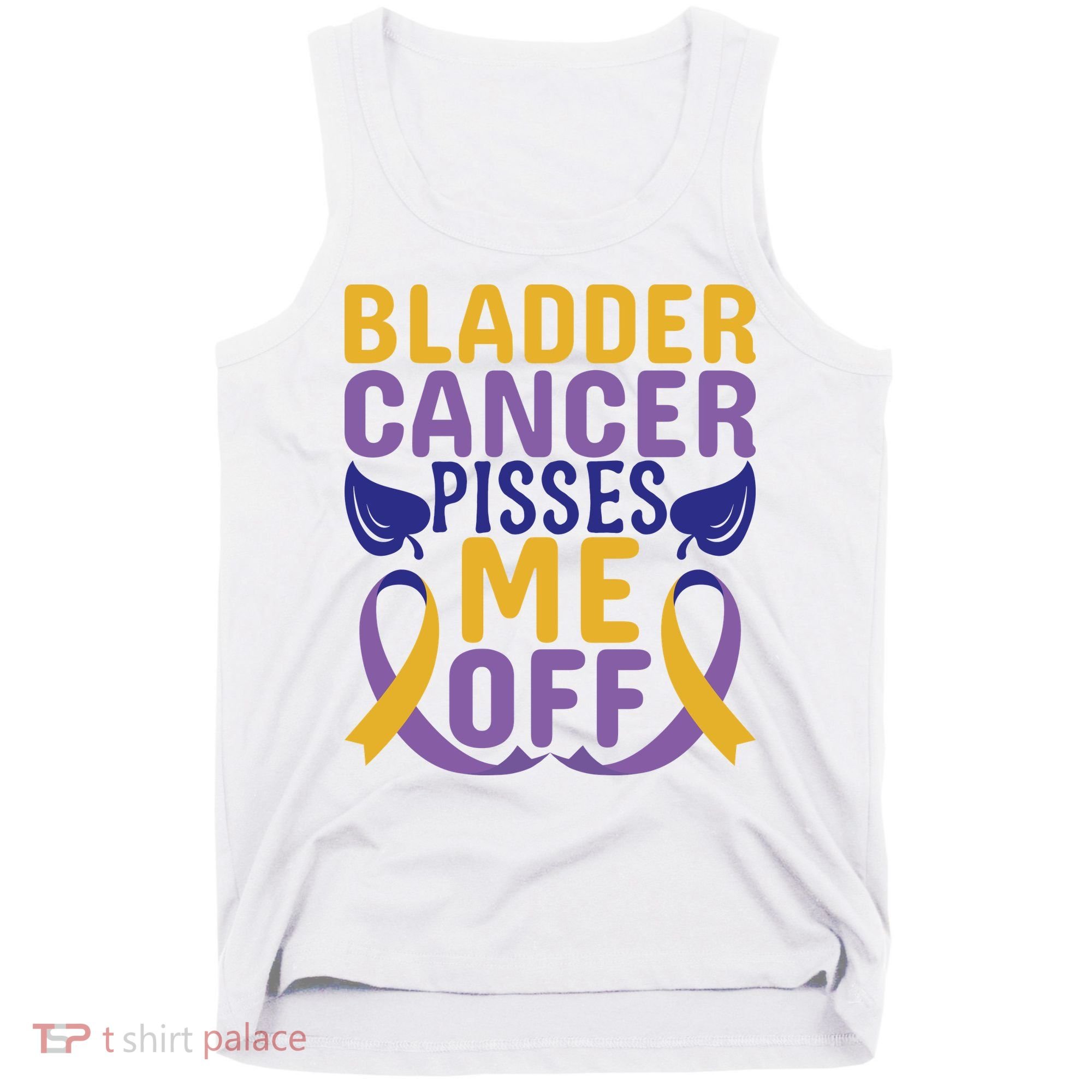 Bladder Cancer Pisses Me Off Breast Cancer Awareness Tank Top