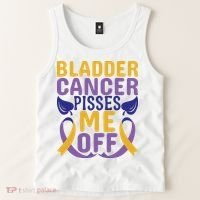 Bladder Cancer Pisses Me Off Breast Cancer Awareness Tank Top thumb 2