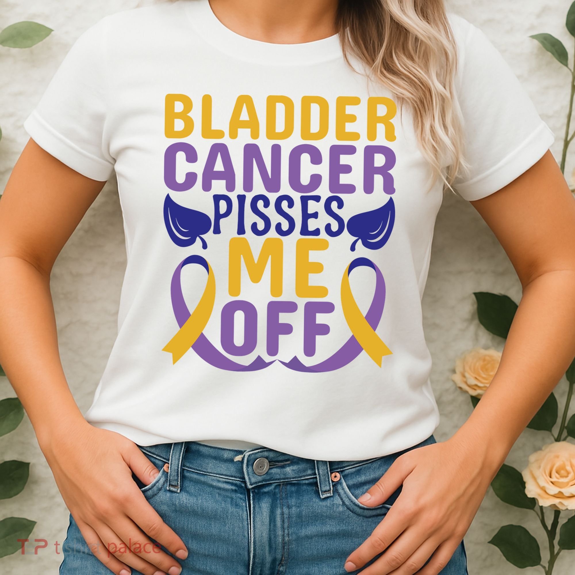 Bladder Cancer Pisses Me Off Breast Cancer Awareness Women's T-Shirt
