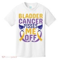 Bladder Cancer Pisses Me Off Breast Cancer Awareness Kids T-Shirt thumb 0