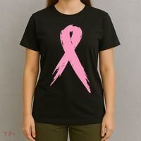 Breast Cancer Pink Ribbon Breast Cancer Awareness T-Shirt thumb 4