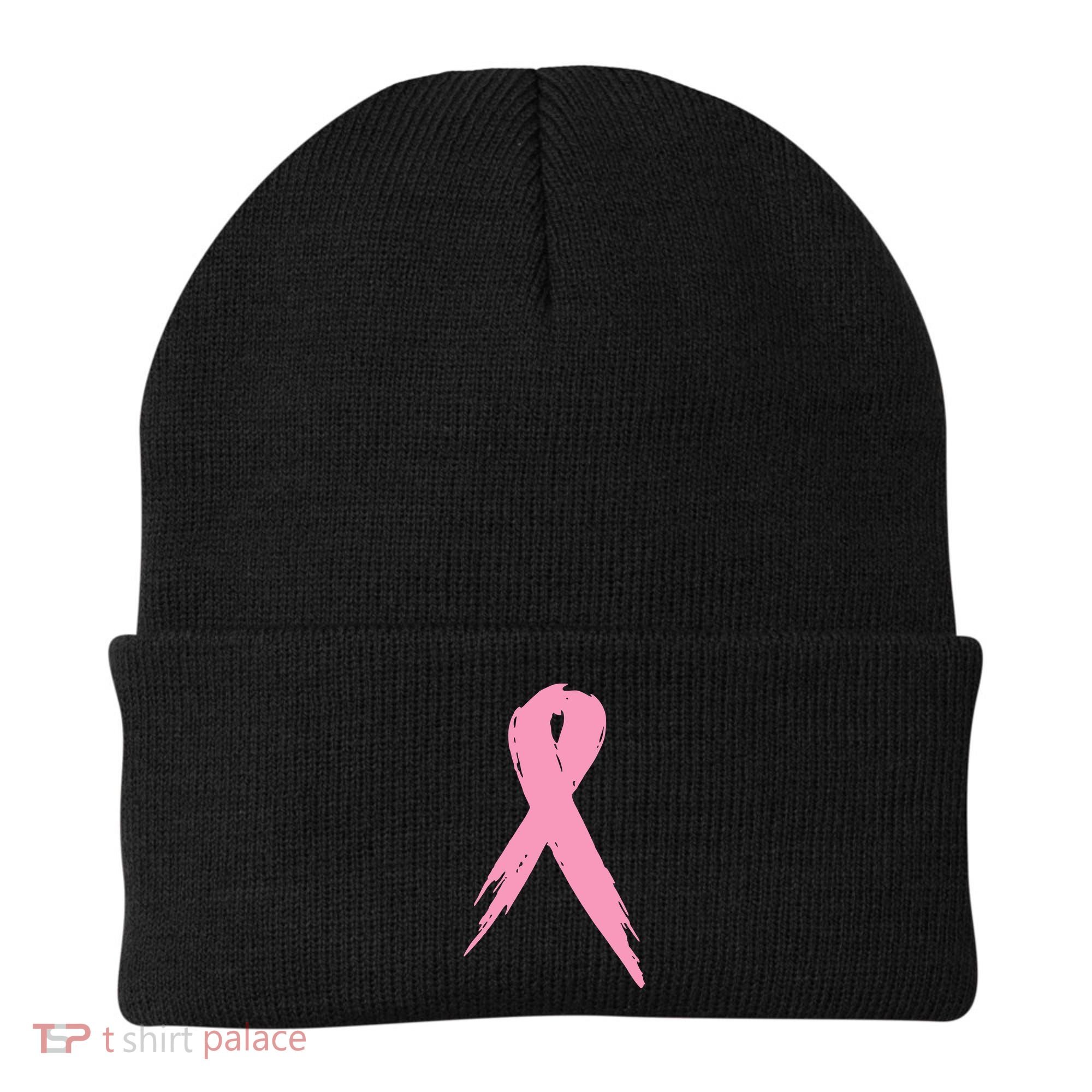 Breast Cancer Pink Ribbon Breast Cancer Awareness Beanie