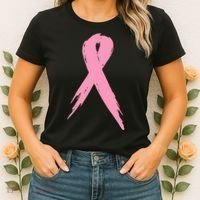 Breast Cancer Pink Ribbon Breast Cancer Awareness Women's T-Shirt thumb 2