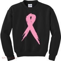 Breast Cancer Pink Ribbon Breast Cancer Awareness Kids Sweatshirt thumb 0