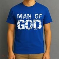Bold Christian Quote For Faith Saying Gift Man Of God T-Shirt thumb 3