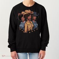 Black Cowgirl Rodeo Melanin Women's Sweatshirt thumb 0
