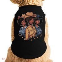 Black Cowgirl Rodeo Melanin Doggie Tank thumb 0