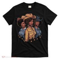 Black Cowgirl Rodeo Melanin T-Shirt thumb 0