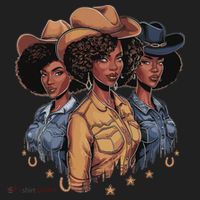 Black Cowgirl Rodeo Melanin Beanie thumb 2