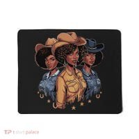 Black Cowgirl Rodeo Melanin Mousepad thumb 0