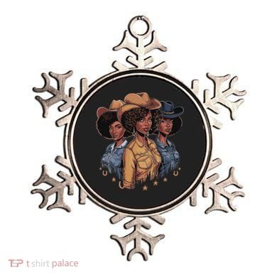 Black Cowgirl Rodeo Melanin Ornament