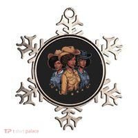 Black Cowgirl Rodeo Melanin Ornament thumb 0