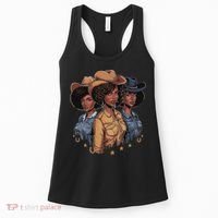 Black Cowgirl Rodeo Melanin Women's Tank Top thumb 0