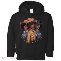 Black Cowgirl Rodeo Melanin Toddler Hoodie thumb 0