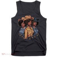 Black Cowgirl Rodeo Melanin Tank Top thumb 0