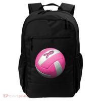 Breast Cancer Ribbon Pink Volleyball Backpack thumb 0