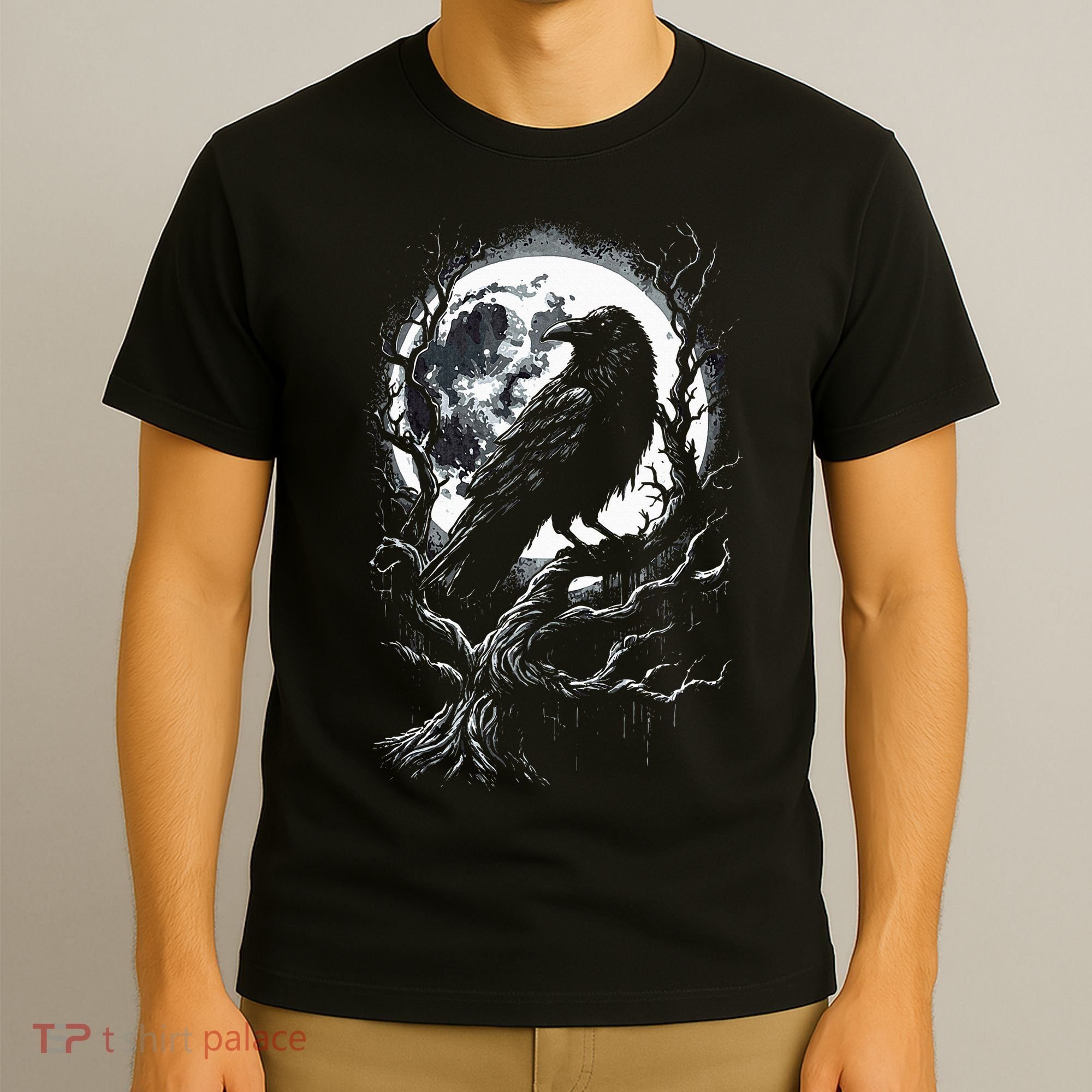 Black Crow Raven Bird T-Shirt