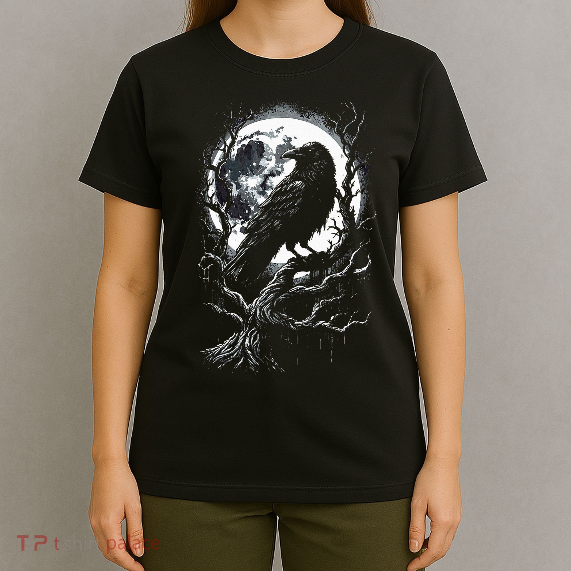 Black Crow Raven Bird T-Shirt