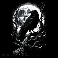 Black Crow Raven Bird Women's Hoodie thumb 2